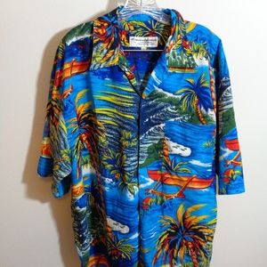 Hawaiian Vintage Collection Button Shirt Men's XL